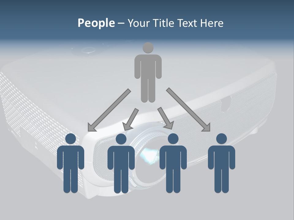 Projector Isolated Project PowerPoint Template