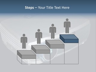 Projector Isolated Project PowerPoint Template