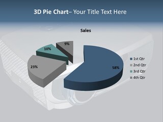 Projector Isolated Project PowerPoint Template