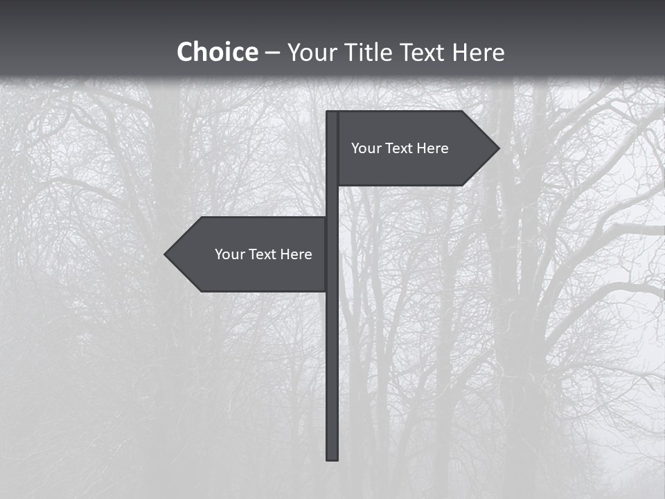 French Countryside Road PowerPoint Template