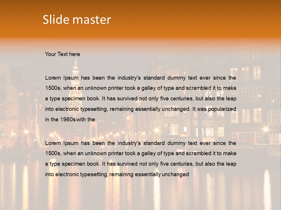 Boat Yacht Building PowerPoint Template