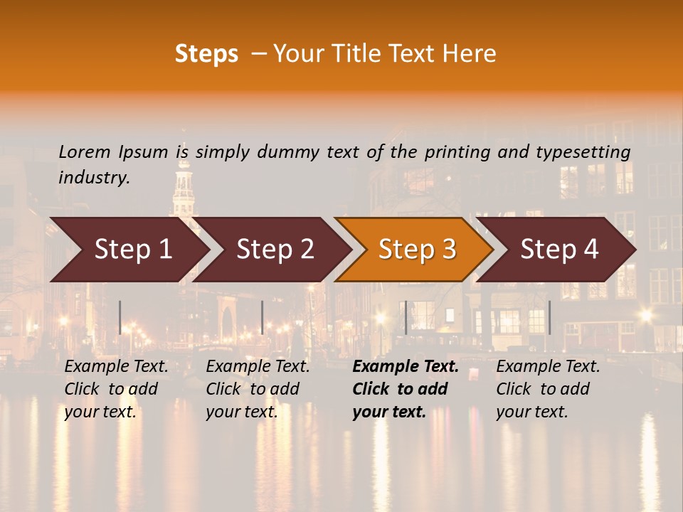 Boat Yacht Building PowerPoint Template