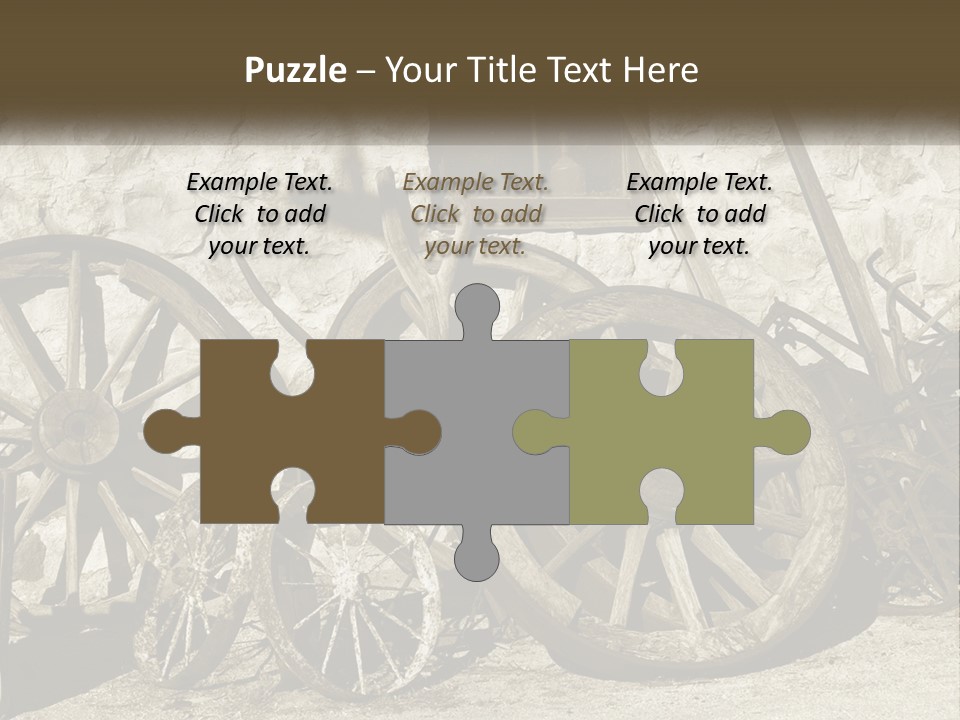 Repair Equipment Wheels PowerPoint Template