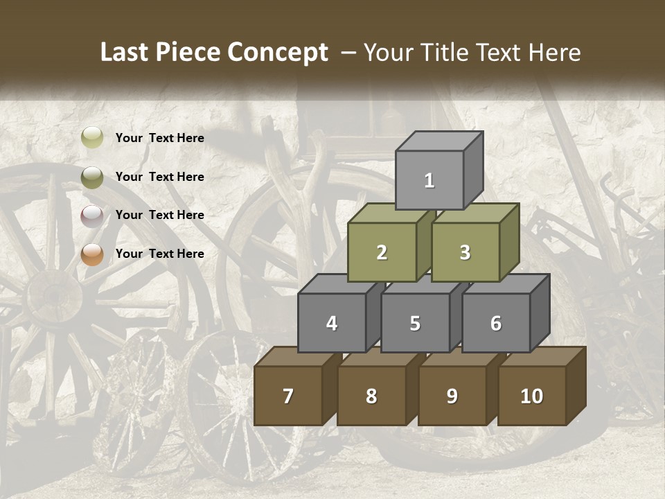 Repair Equipment Wheels PowerPoint Template