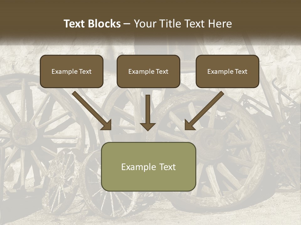 Repair Equipment Wheels PowerPoint Template