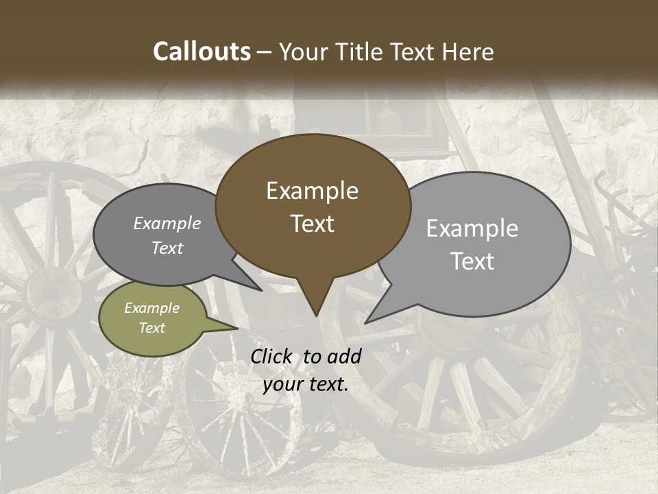 Repair Equipment Wheels PowerPoint Template