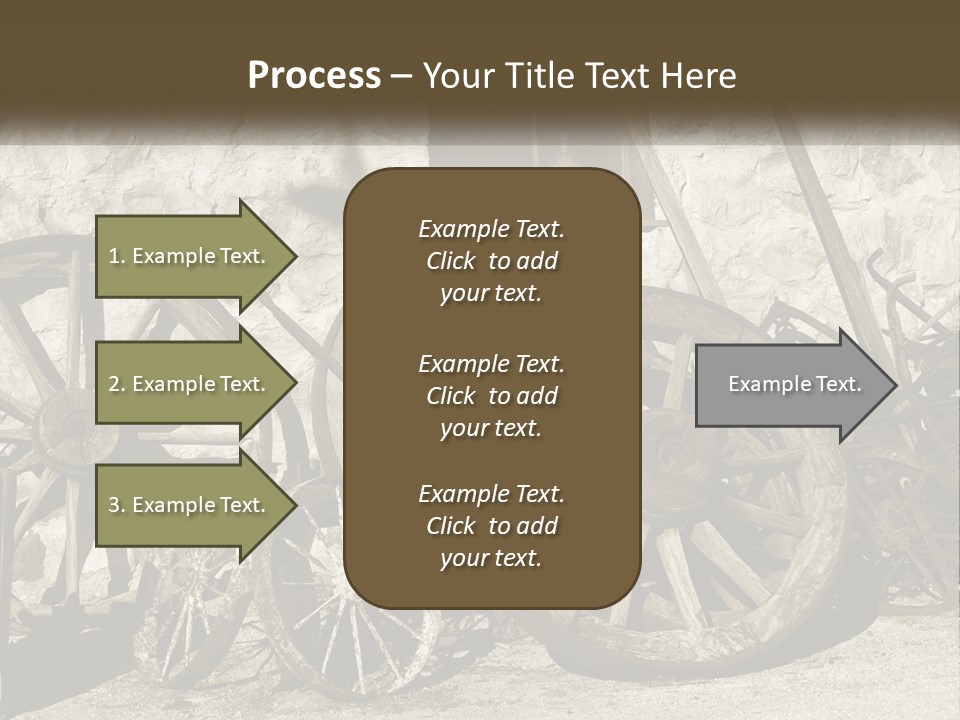 Repair Equipment Wheels PowerPoint Template