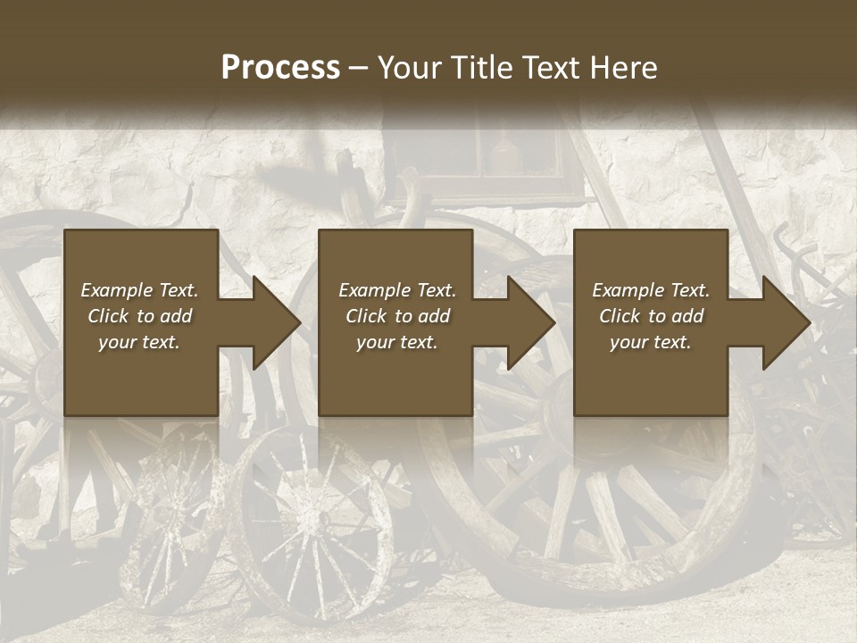 Repair Equipment Wheels PowerPoint Template