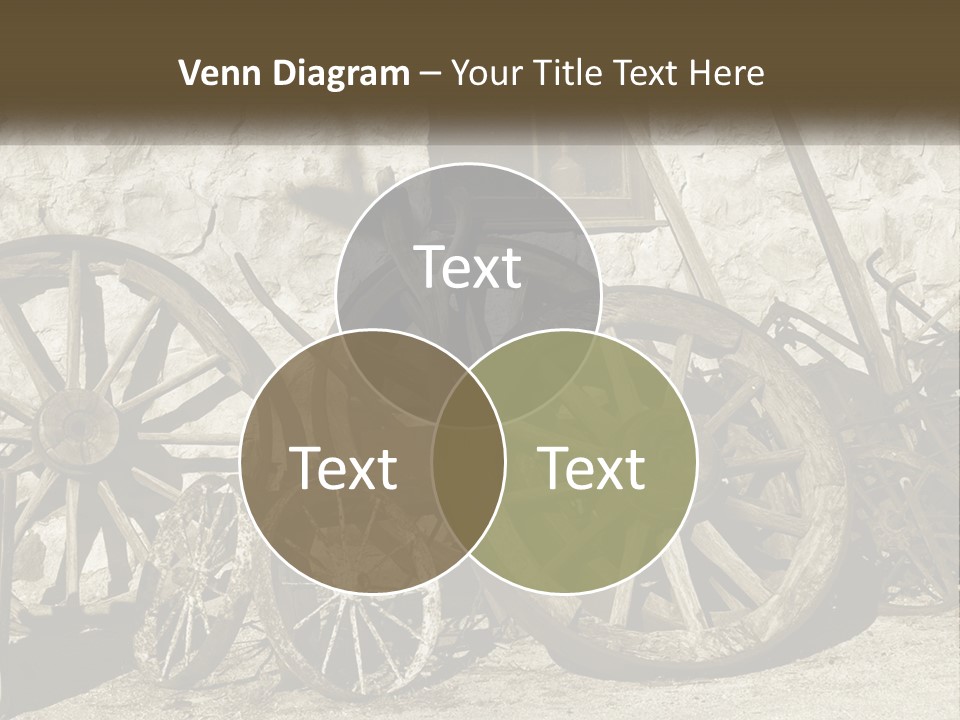 Repair Equipment Wheels PowerPoint Template