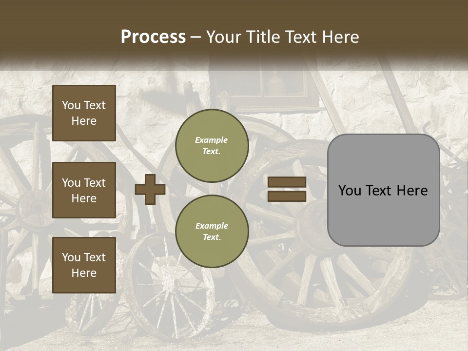 Repair Equipment Wheels PowerPoint Template