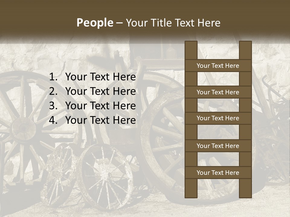 Repair Equipment Wheels PowerPoint Template