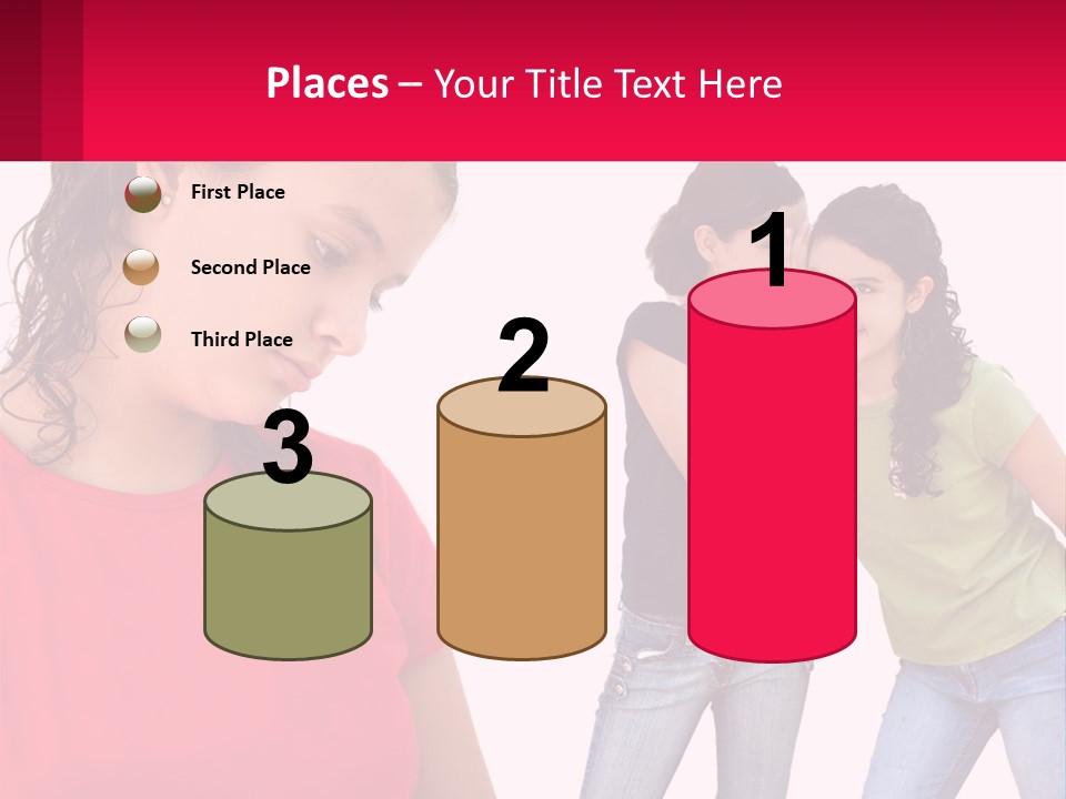 Teen Female Depression PowerPoint Template