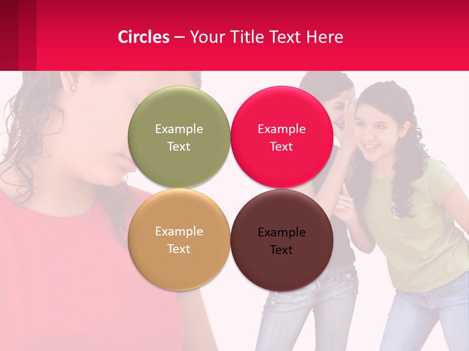 Teen Female Depression PowerPoint Template