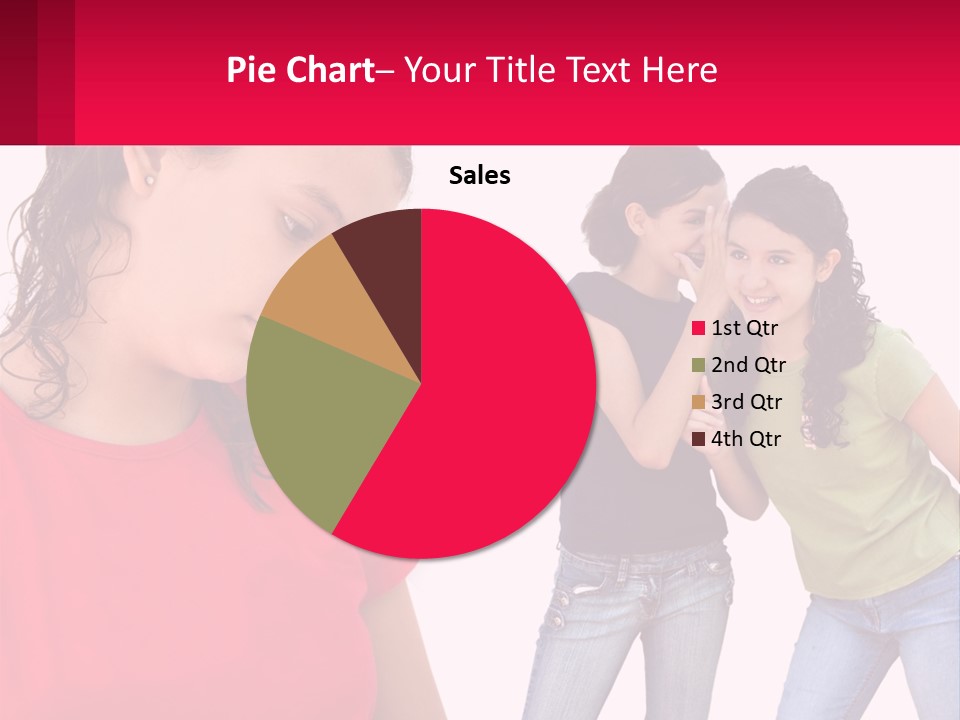 Teen Female Depression PowerPoint Template