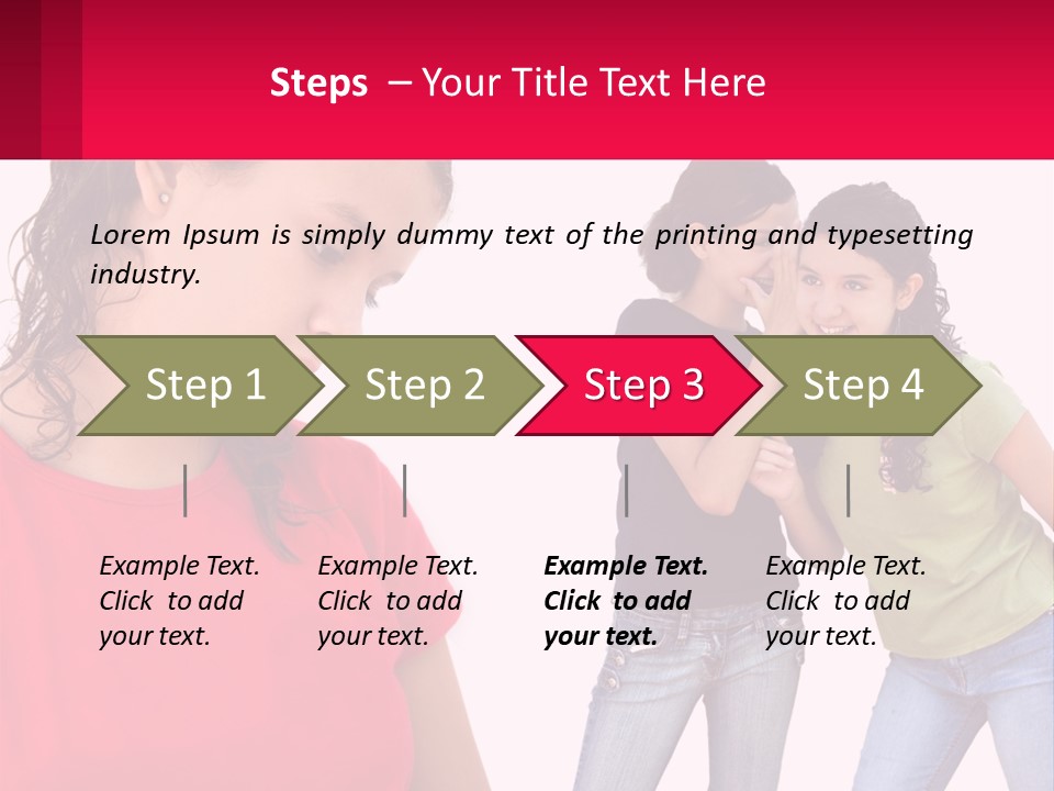 Teen Female Depression PowerPoint Template