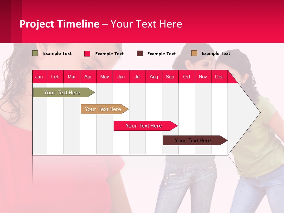 Teen Female Depression PowerPoint Template