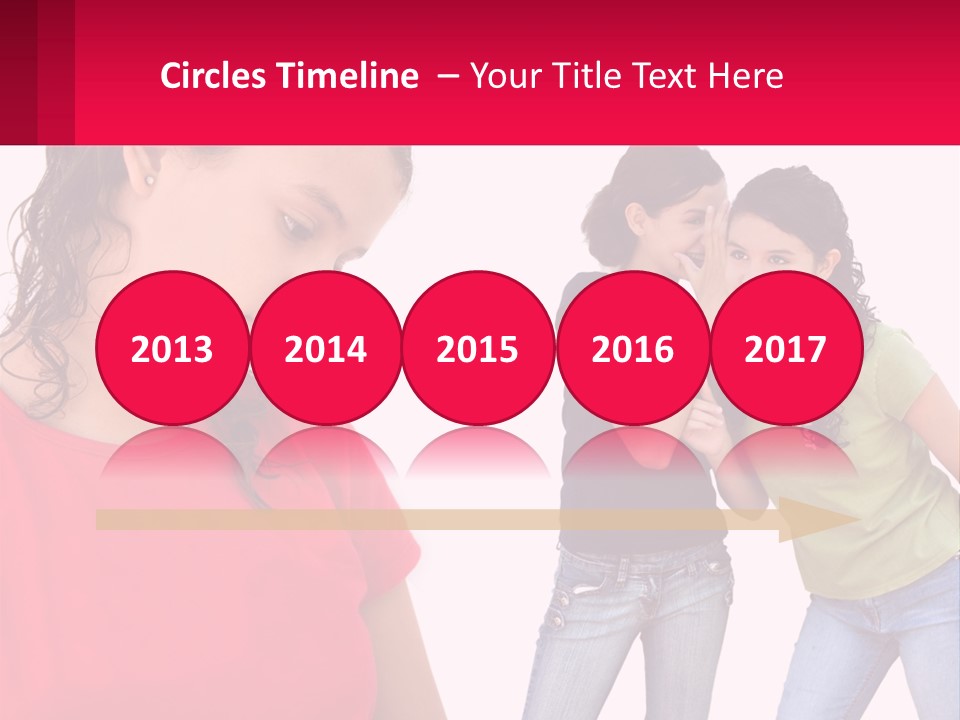 Teen Female Depression PowerPoint Template