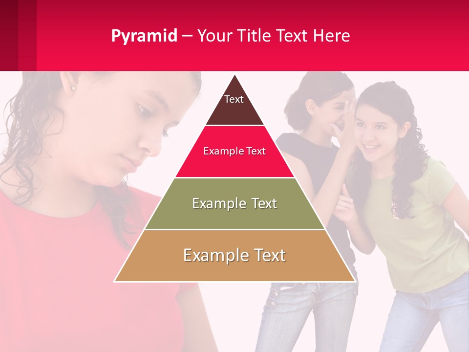 Teen Female Depression PowerPoint Template