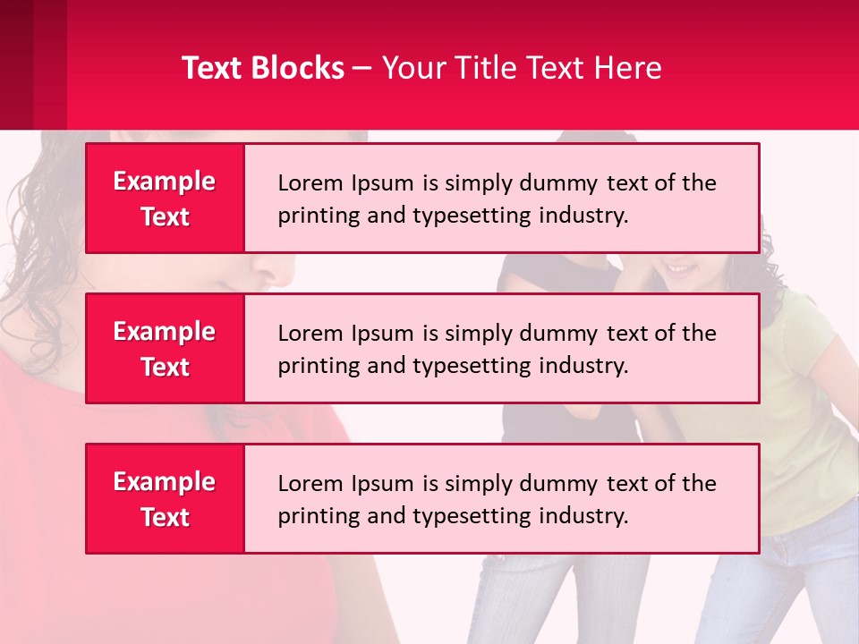 Teen Female Depression PowerPoint Template