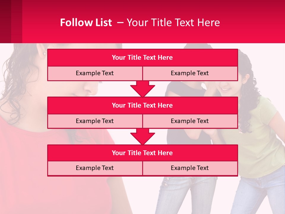 Teen Female Depression PowerPoint Template