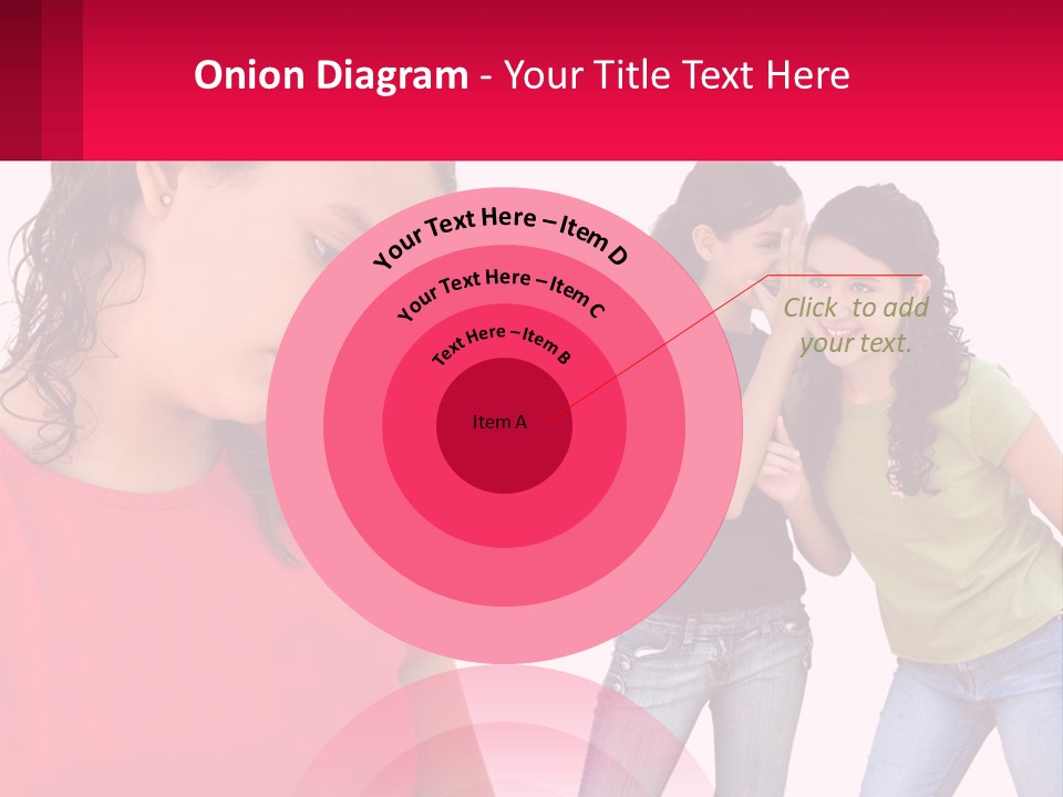 Teen Female Depression PowerPoint Template