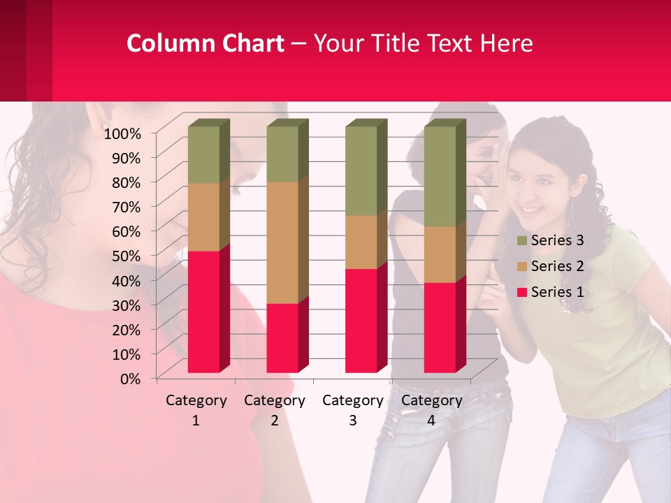 Teen Female Depression PowerPoint Template