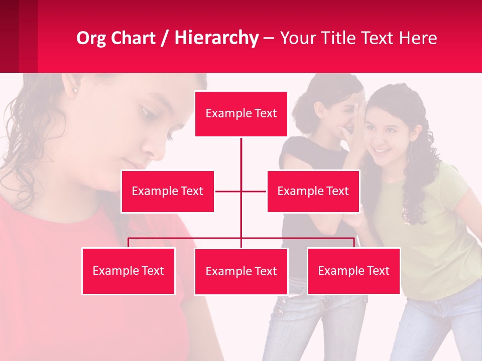 Teen Female Depression PowerPoint Template