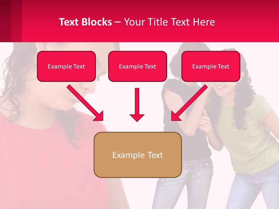 Teen Female Depression PowerPoint Template