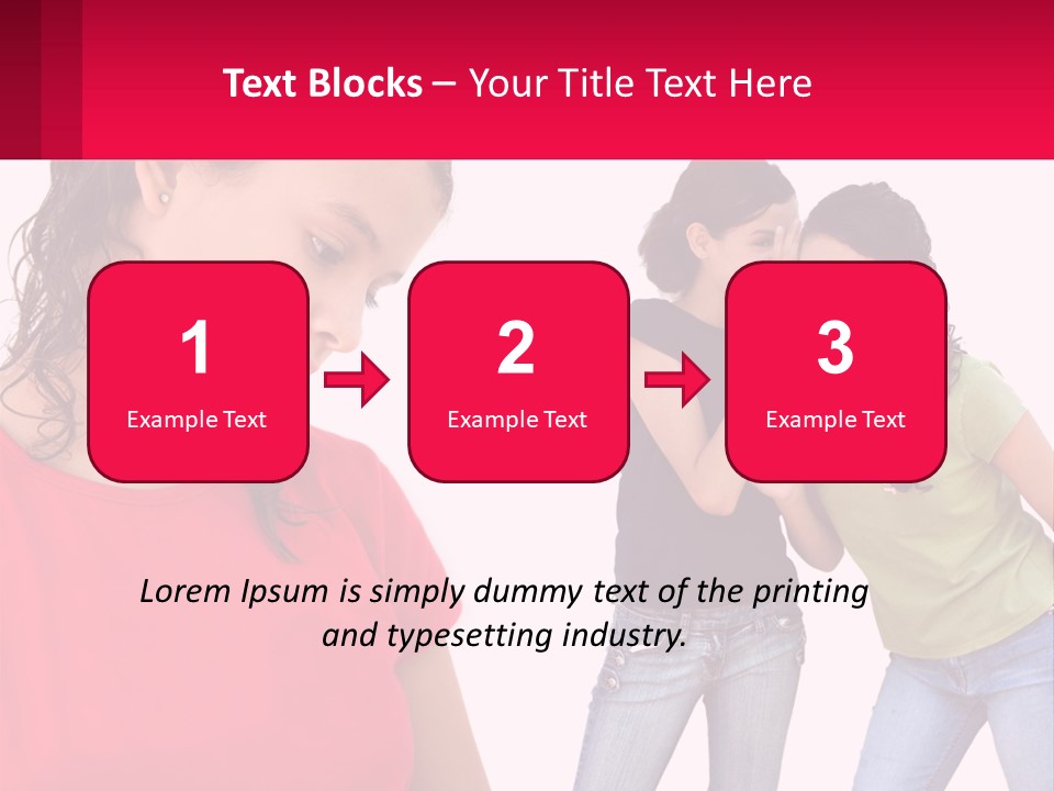 Teen Female Depression PowerPoint Template