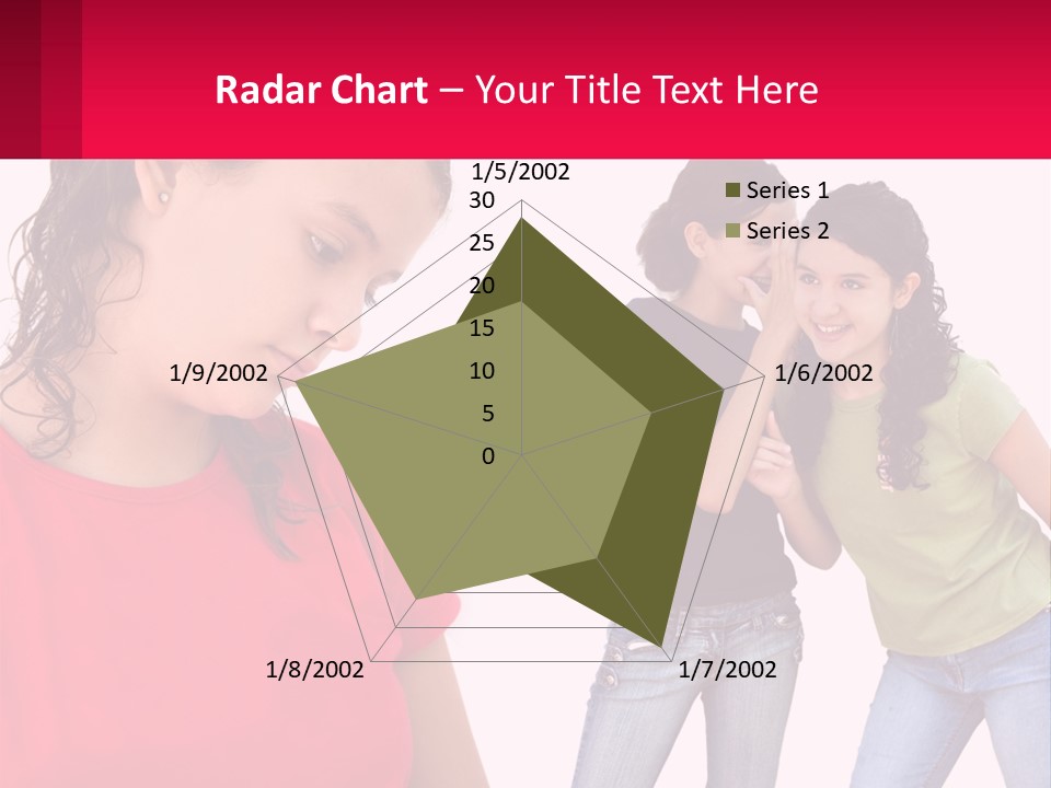 Teen Female Depression PowerPoint Template
