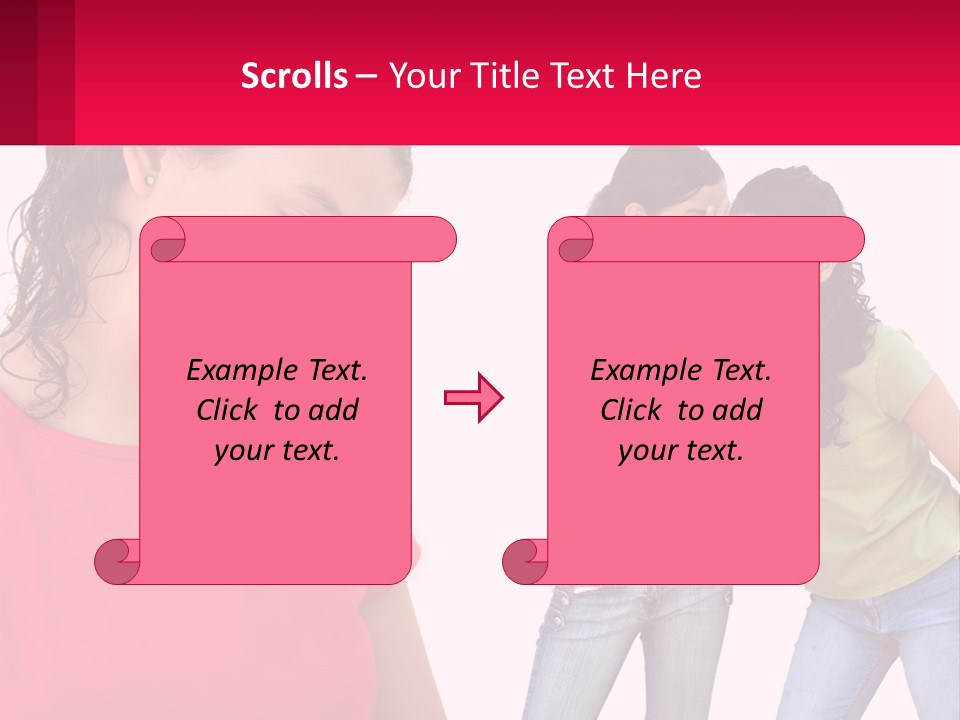 Teen Female Depression PowerPoint Template