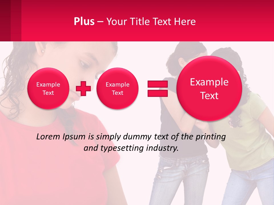 Teen Female Depression PowerPoint Template