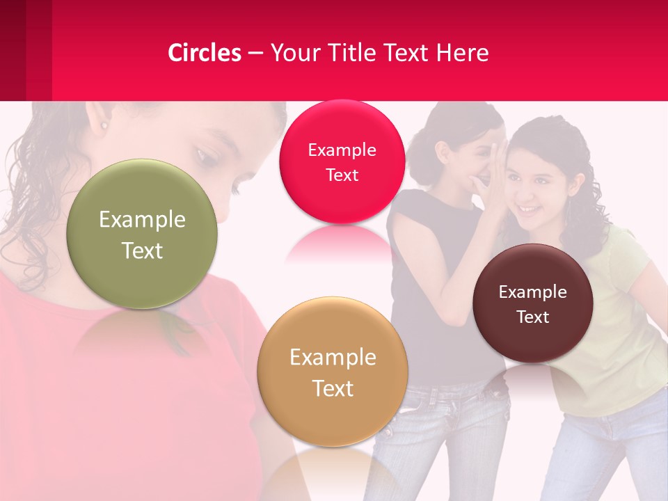 Teen Female Depression PowerPoint Template