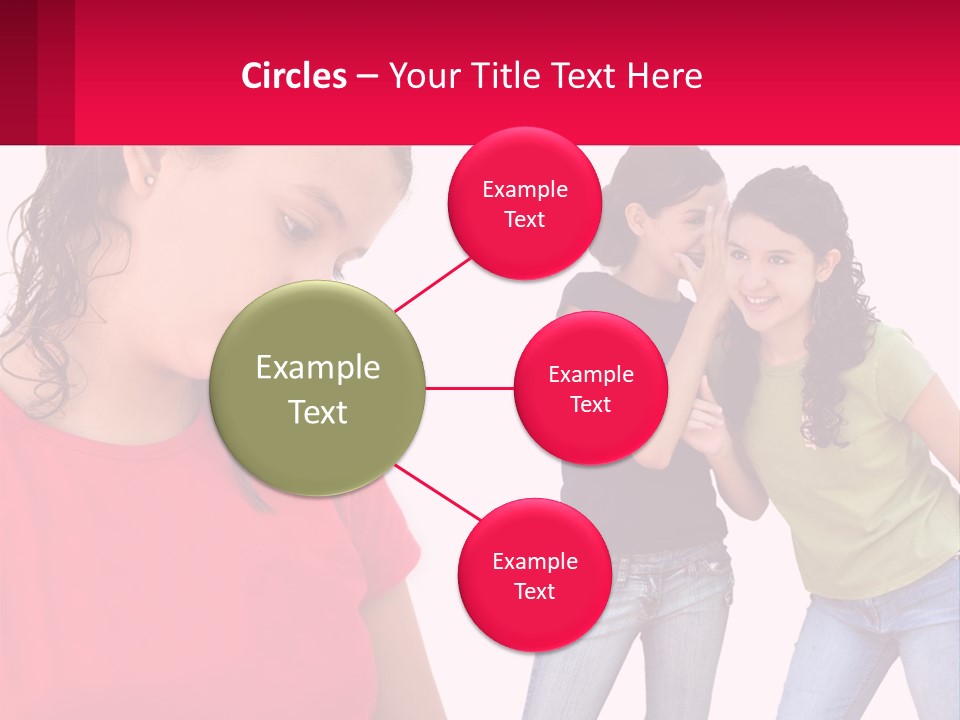 Teen Female Depression PowerPoint Template