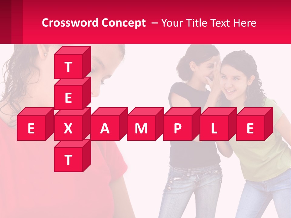 Teen Female Depression PowerPoint Template