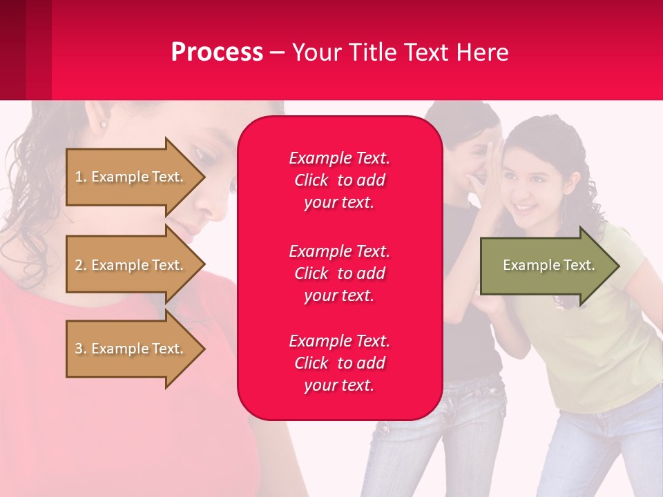 Teen Female Depression PowerPoint Template