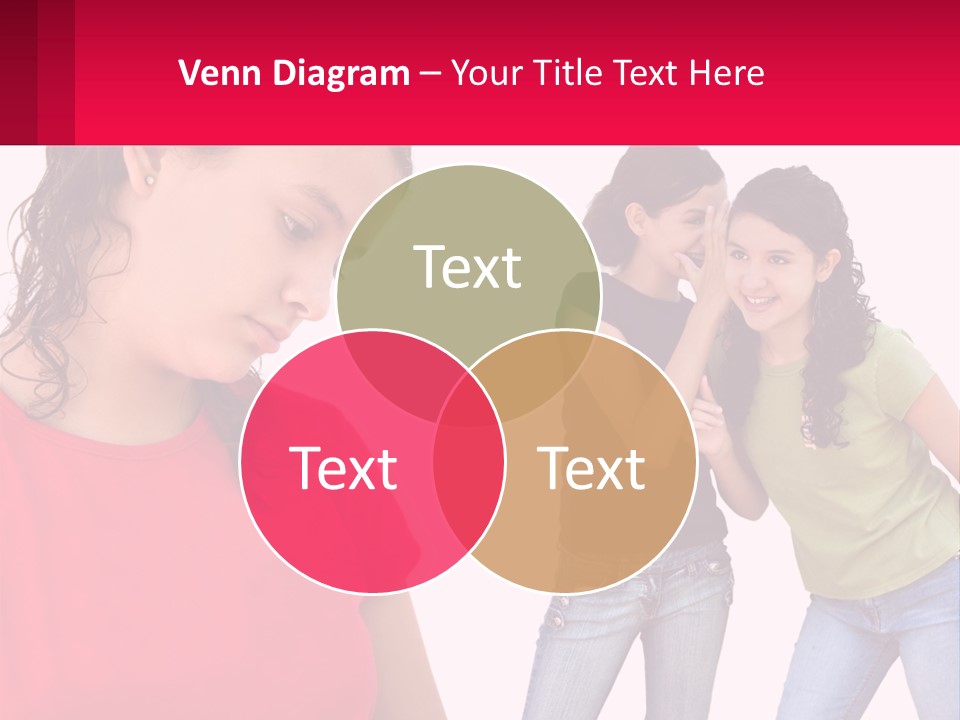 Teen Female Depression PowerPoint Template