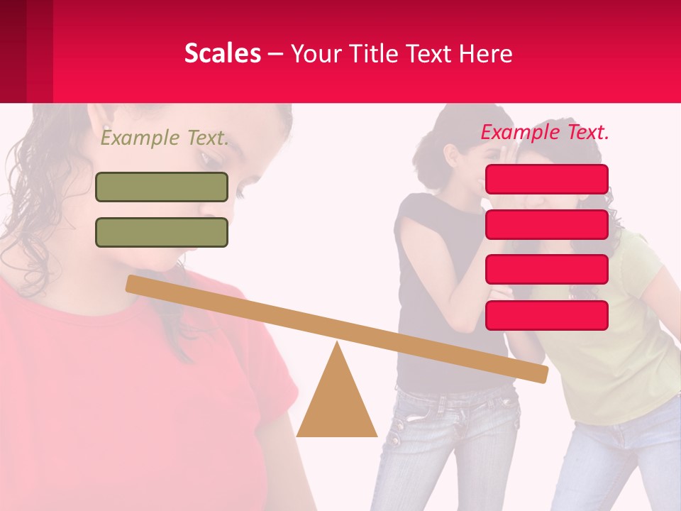 Teen Female Depression PowerPoint Template