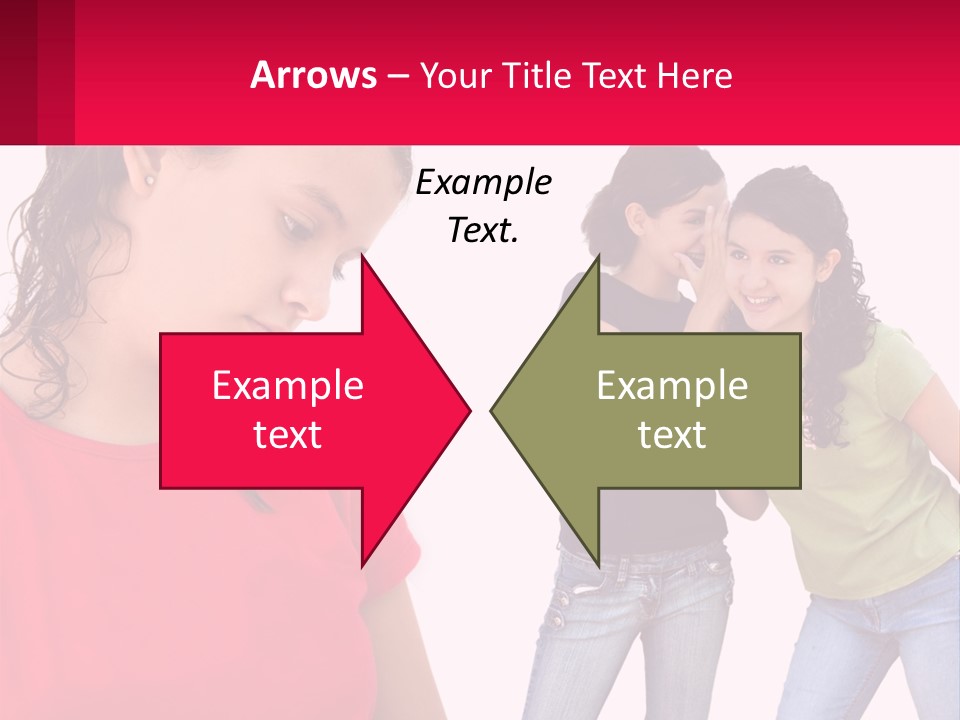 Teen Female Depression PowerPoint Template