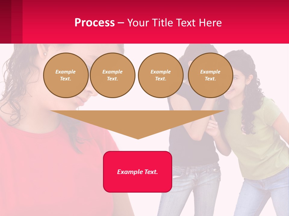 Teen Female Depression PowerPoint Template