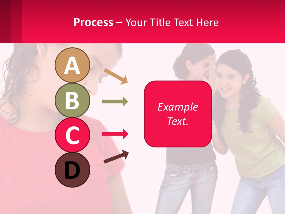 Teen Female Depression PowerPoint Template