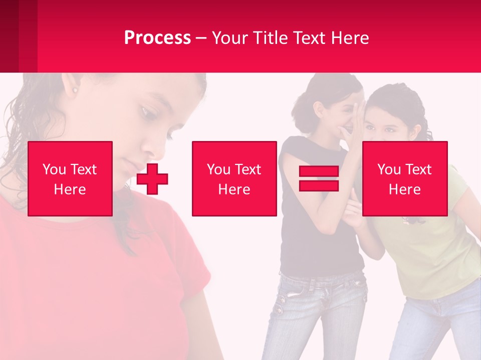 Teen Female Depression PowerPoint Template