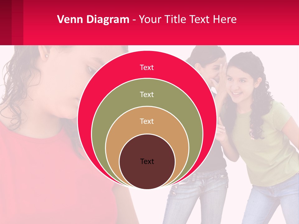 Teen Female Depression PowerPoint Template