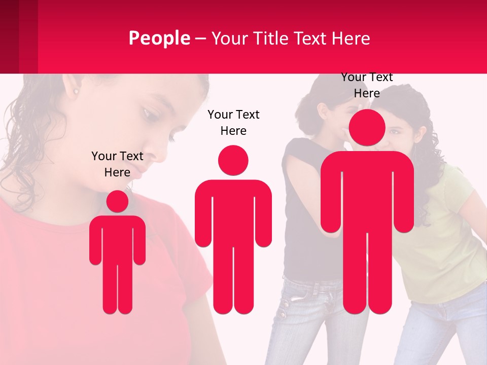 Teen Female Depression PowerPoint Template