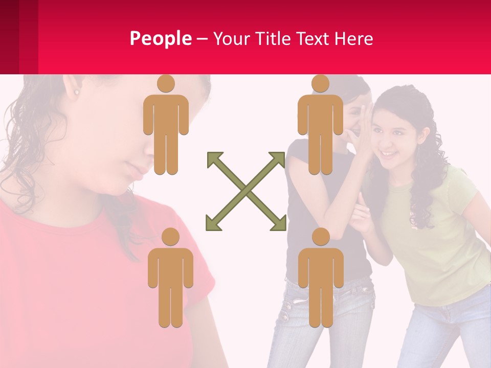 Teen Female Depression PowerPoint Template