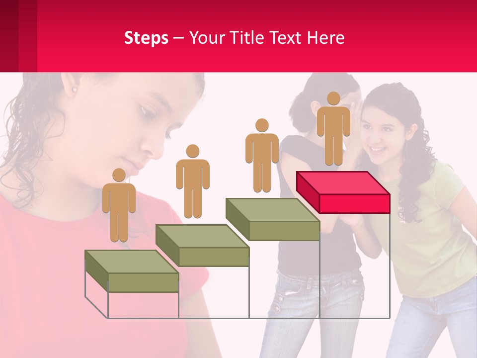 Teen Female Depression PowerPoint Template