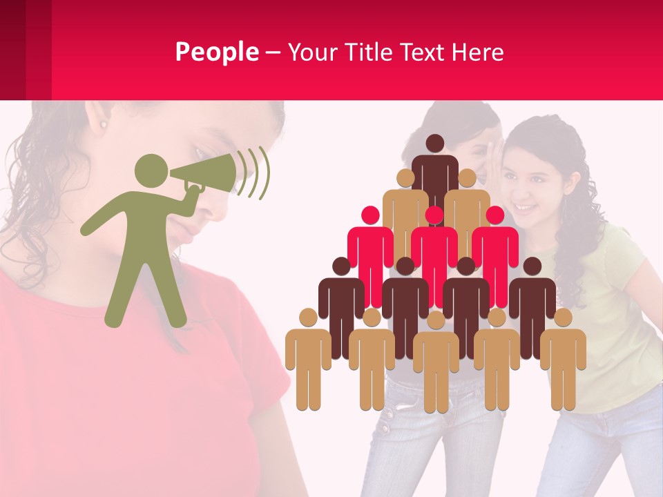 Teen Female Depression PowerPoint Template