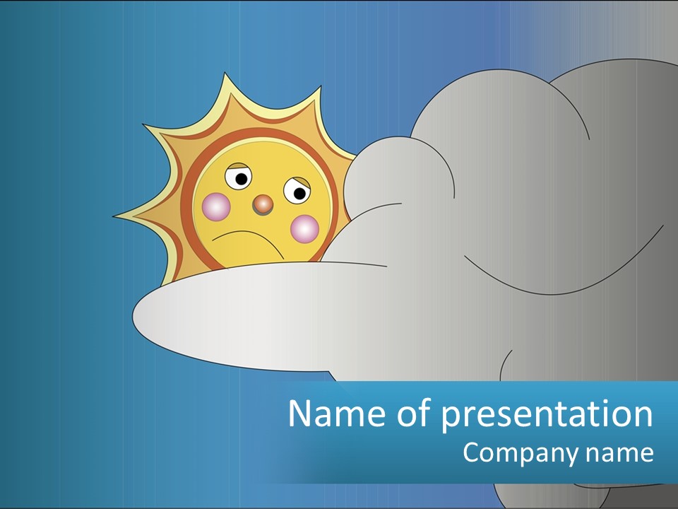 Cloudy Holiday Solar PowerPoint Template