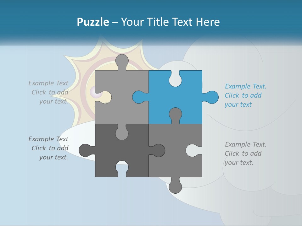 Cloudy Holiday Solar PowerPoint Template