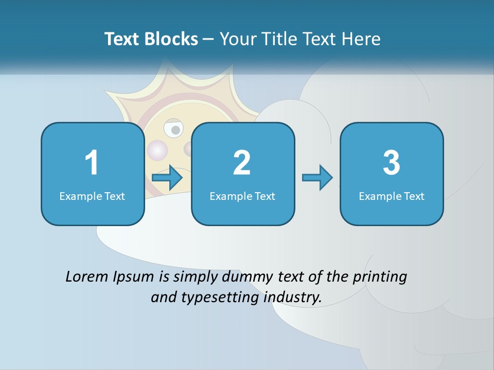 Cloudy Holiday Solar PowerPoint Template